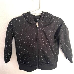 JORDAN therma-fit black zip hoodie sweater size 18M